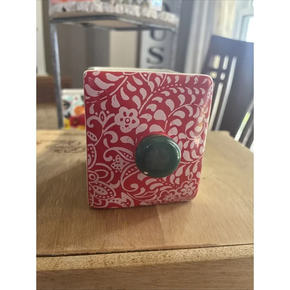 The Pioneer Woman Flea Market Spice Tea Box REPLACEMENT DRAWER ONLY Red Planter